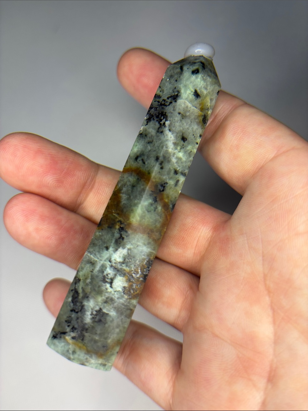 African Turquoise Crystal Point Tower